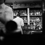 Staff working in a pub